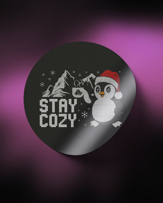 Cozy Penguin (Sticker)